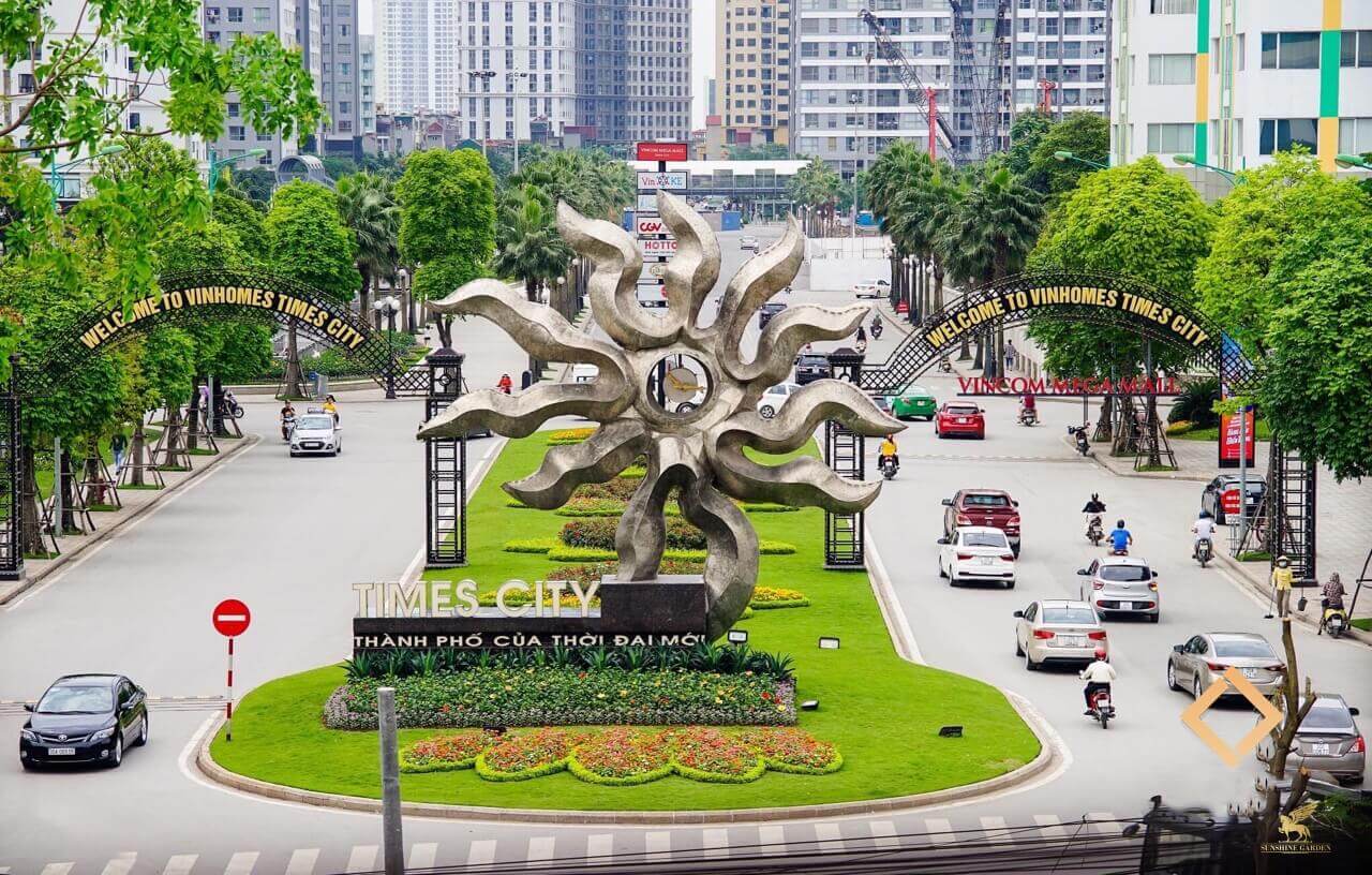 Cổng chào khu đô thị Times City Minh Khai